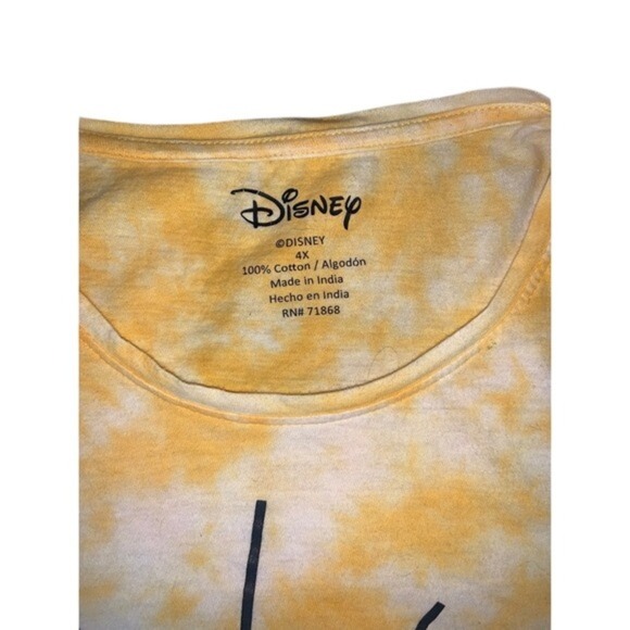 ✨Disney Lion King Hakuna Matata Tie-Front T-Shirt Yellow - Women's 4X‎ - Picture 3 of 3